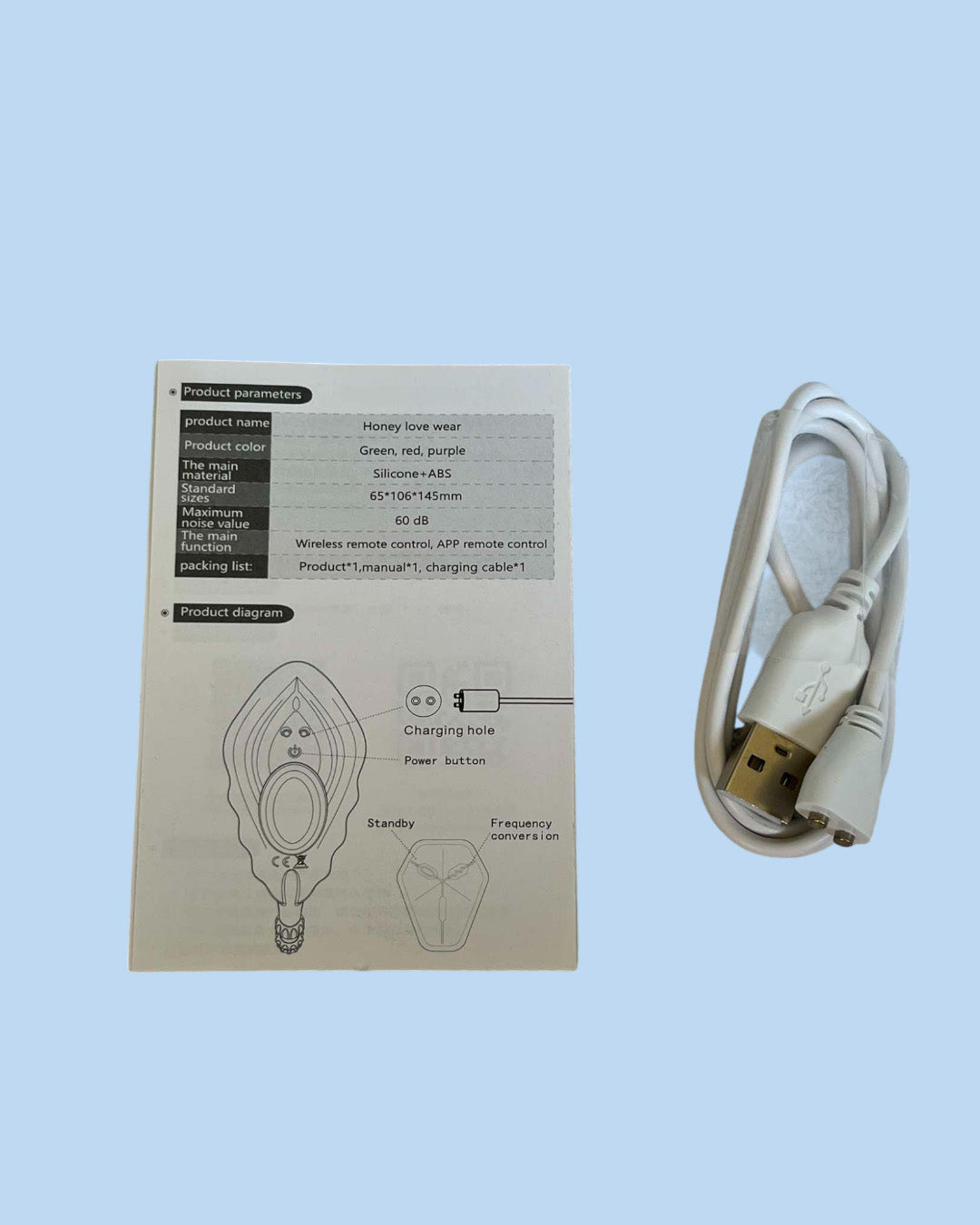 Mini vibrador portable a control remoto