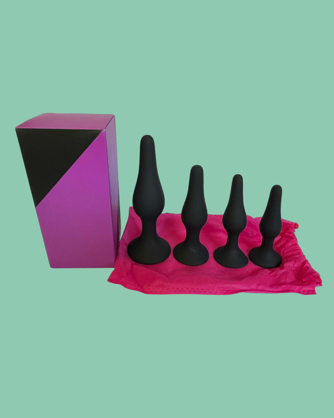 Juego de 4 dilatadores anales plug anal