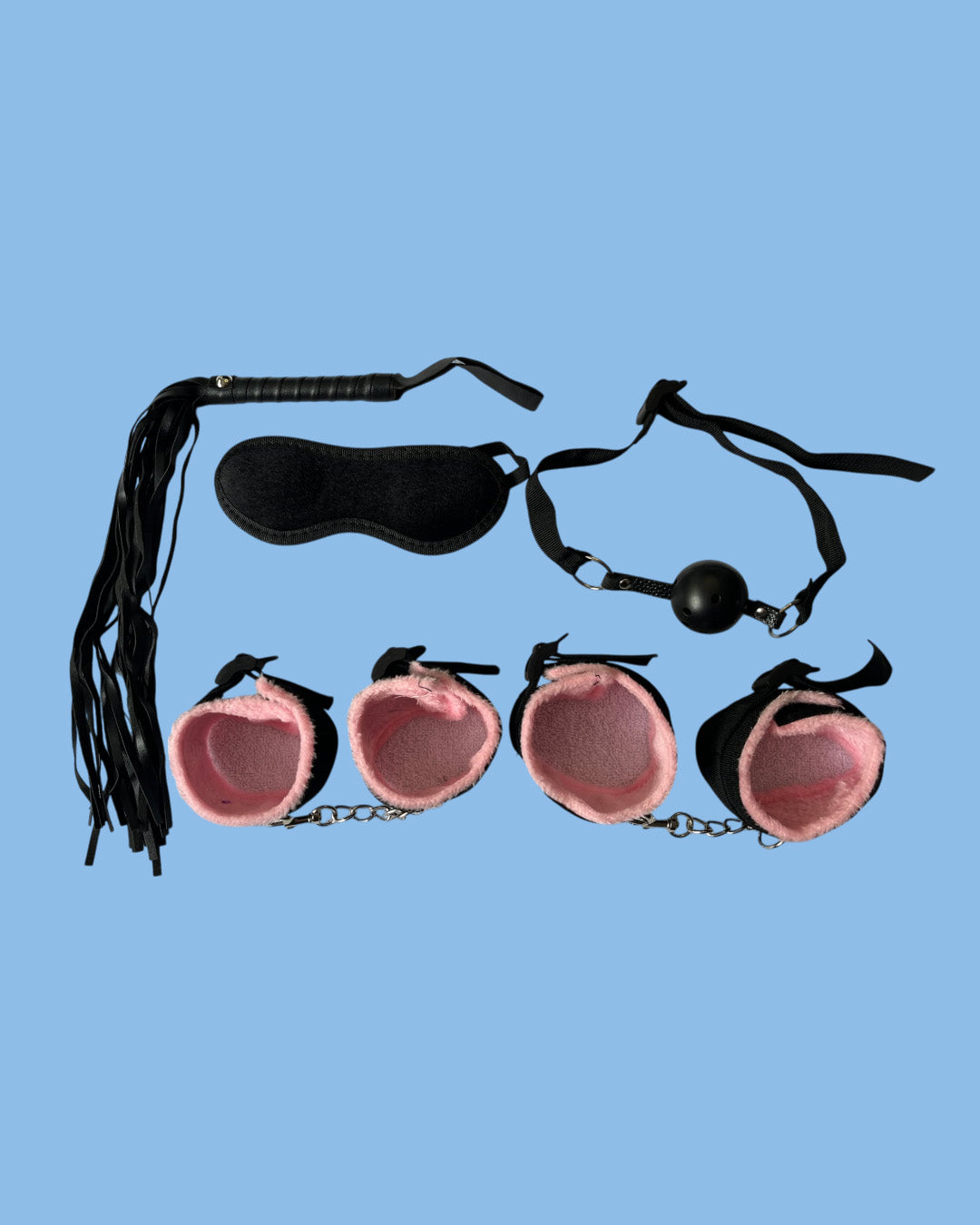 BDSM Set de 5 piezas Bondage ROSA