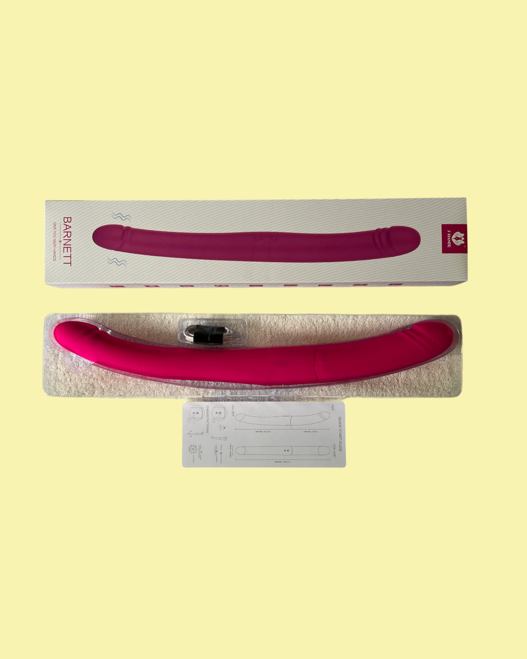 BARNETT Vibrador doble penetracion PARA COMPARTIR PLACER EXTREMO