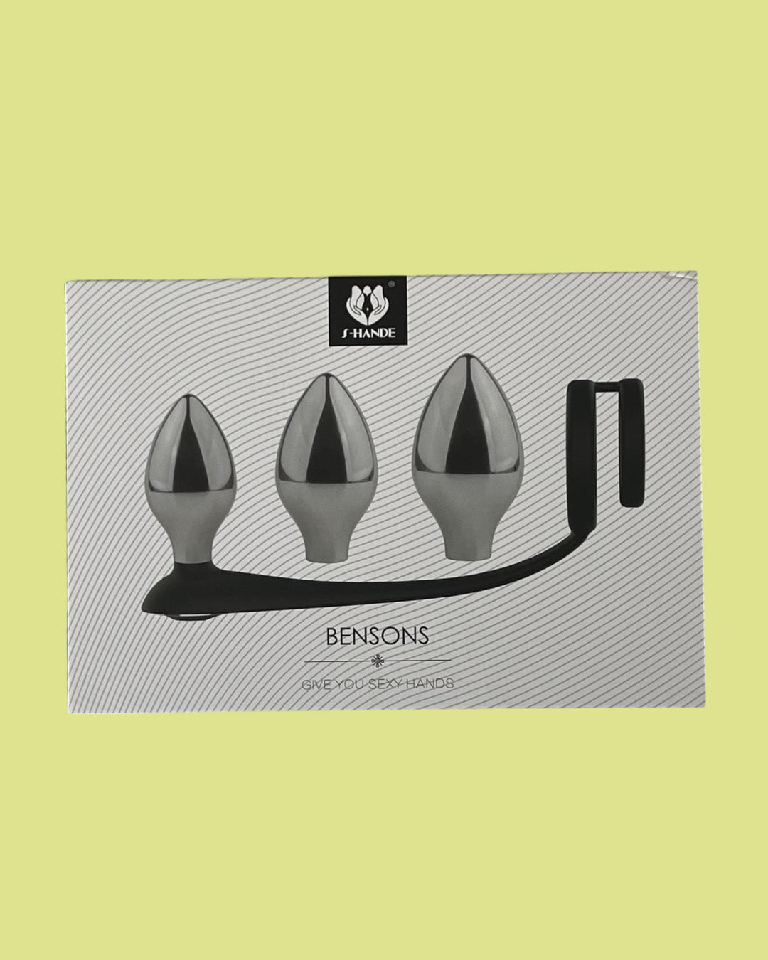 BENSONS Set 3 plugs anal dilatador anal con anillo para pene