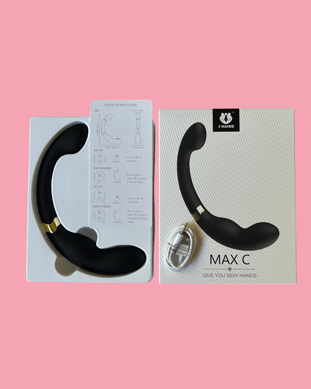 MAX C vibrador masajeador