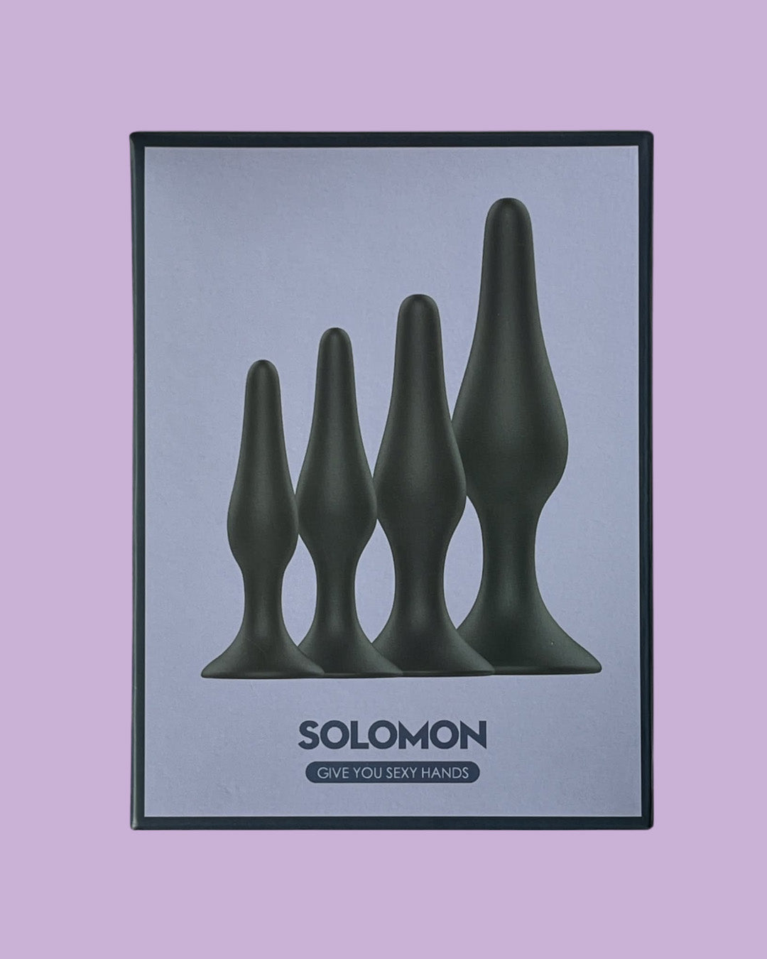 SOLOMON Set de 4 plugs anal dilatador anal