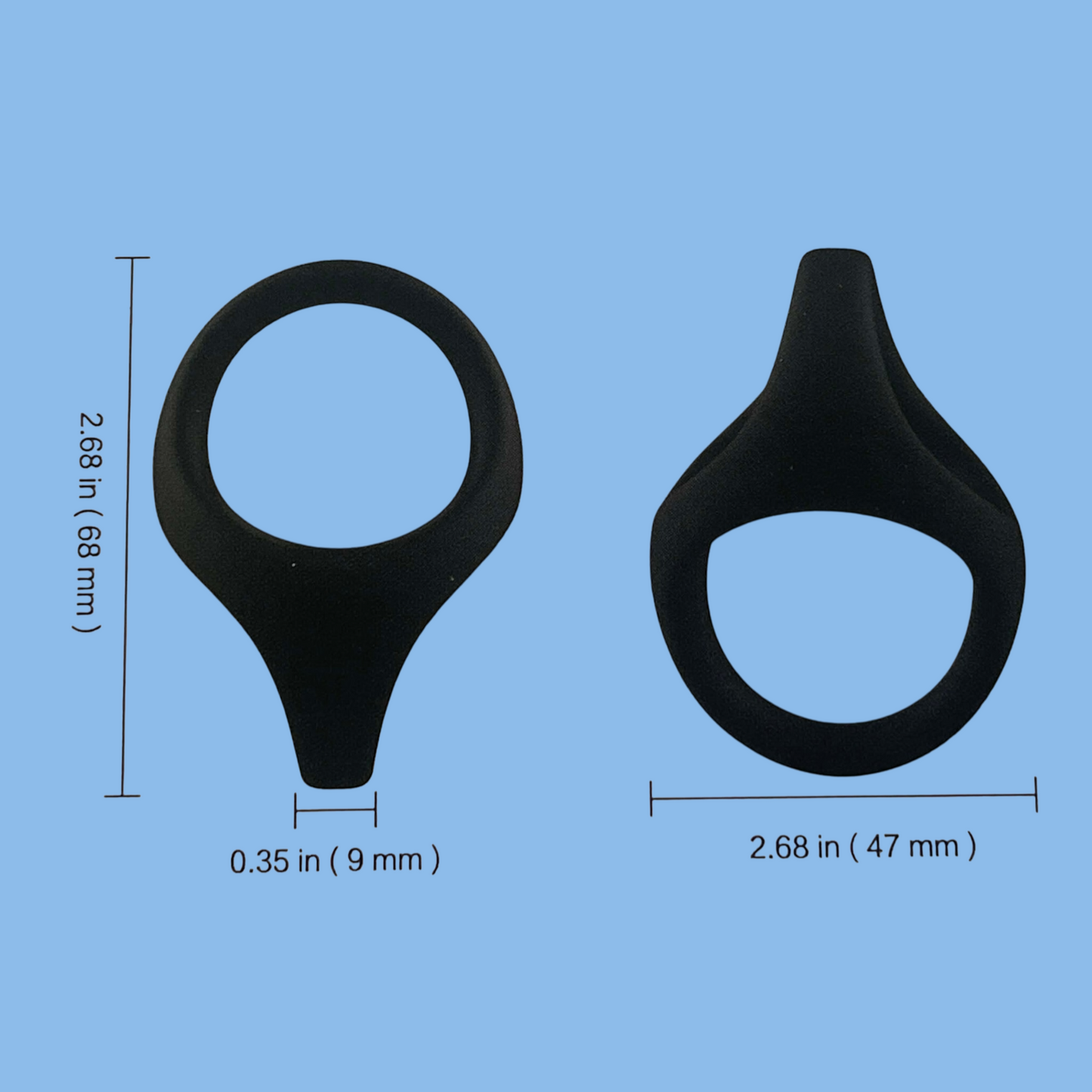 INFINITY Anillo para pene en silicona Tipo "canasta"