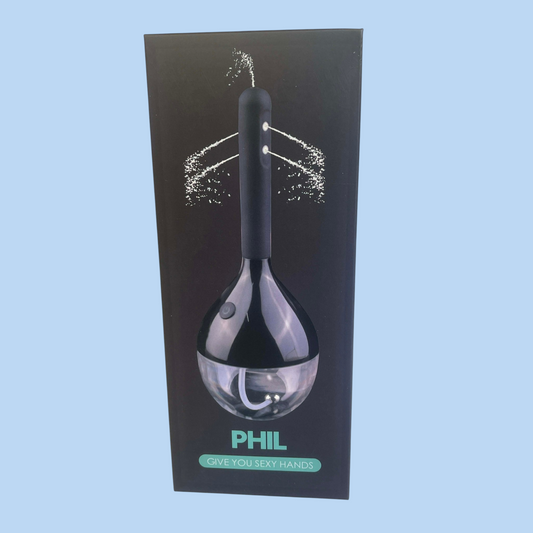 PHIL Ducha anal vibratoria con tres intensidades Carga USB