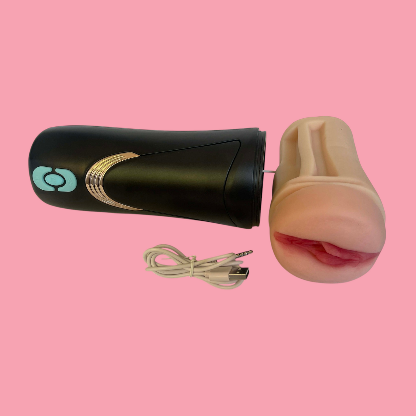 YASSO Masturbador masculino vibrador con VIBRADOR y VOZ