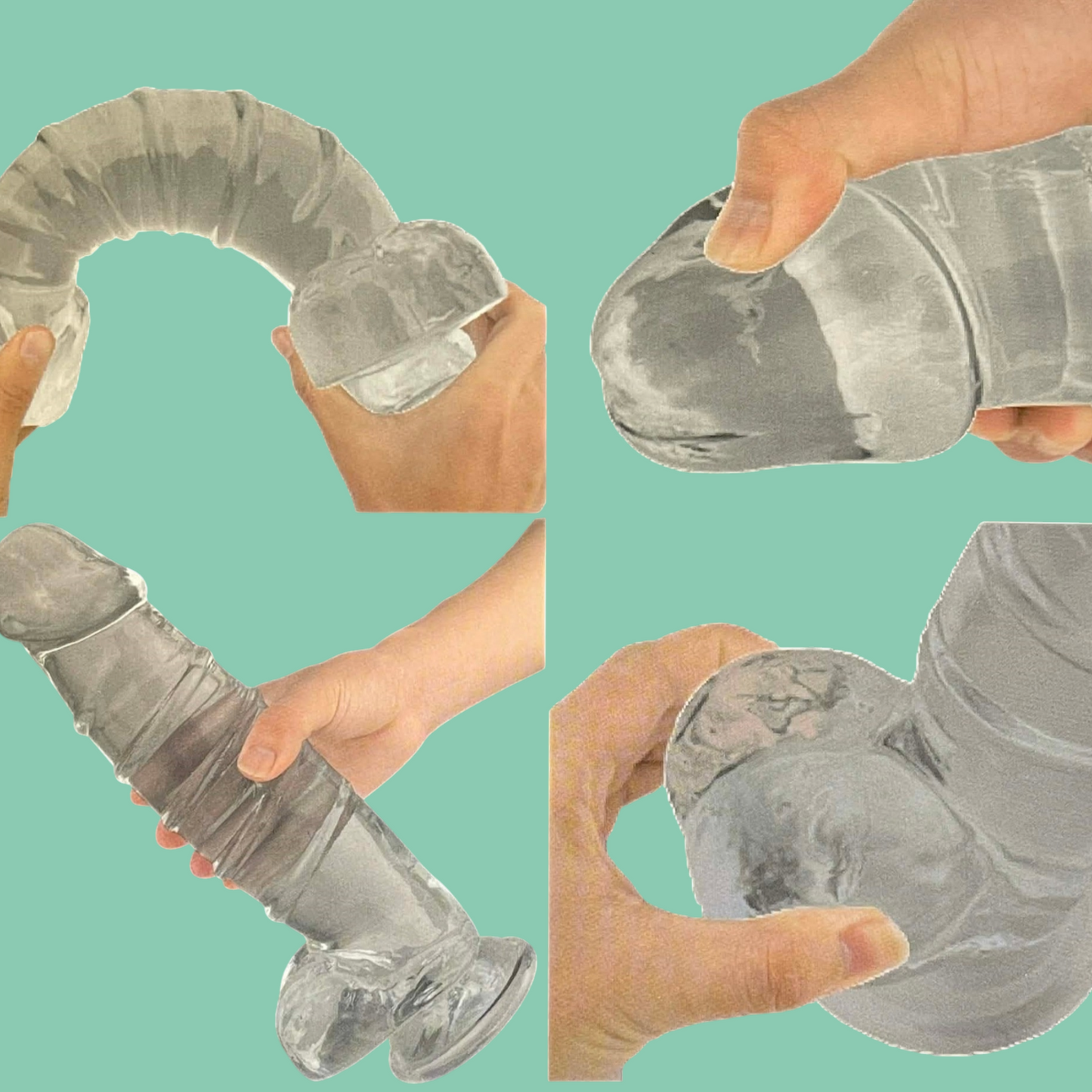 DENNY XXL dildo consolador realista EXTRA GRANDE 35.5 x 7.5cms SHANDE