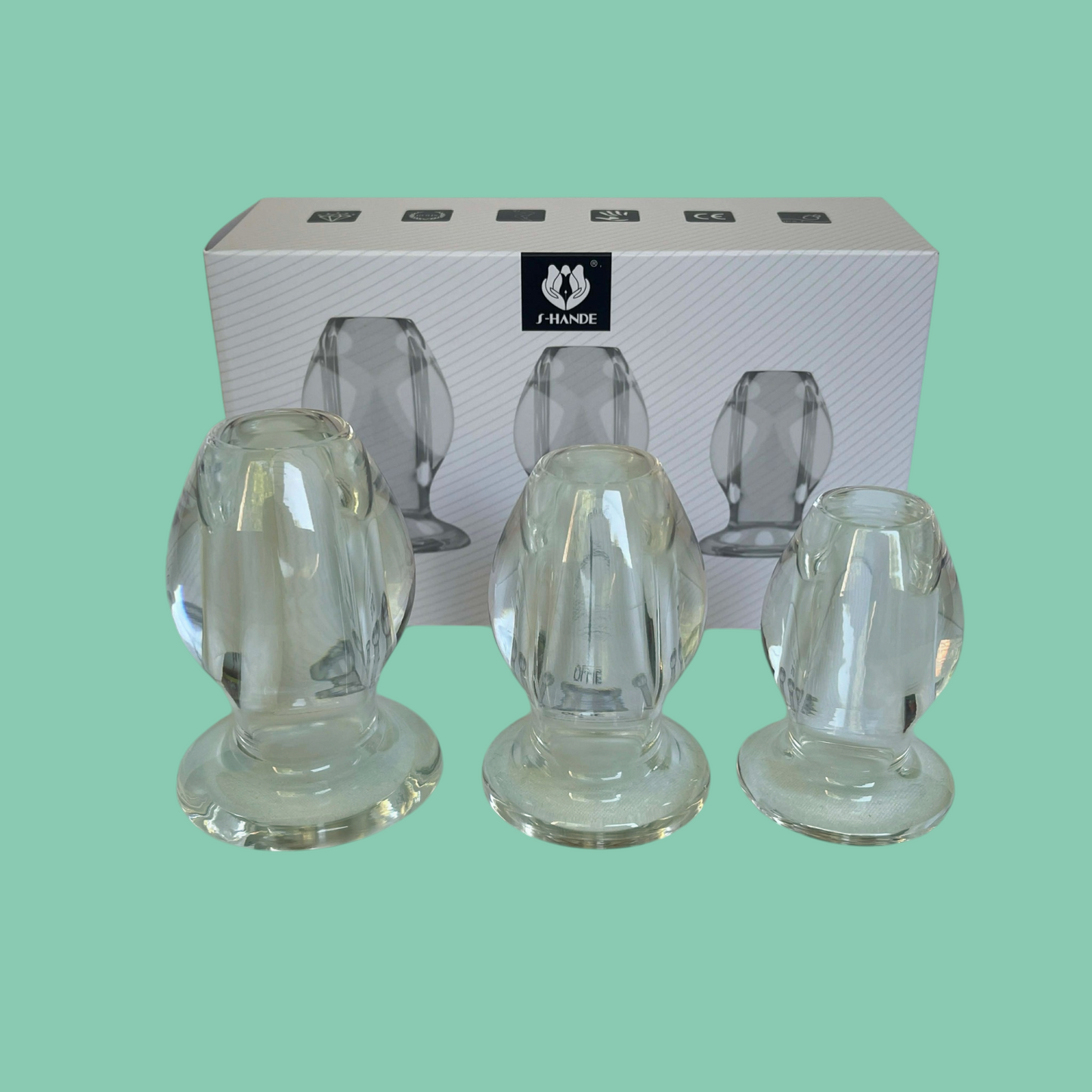 OLLIE Set x3 plug anal (tapon anal) huecos