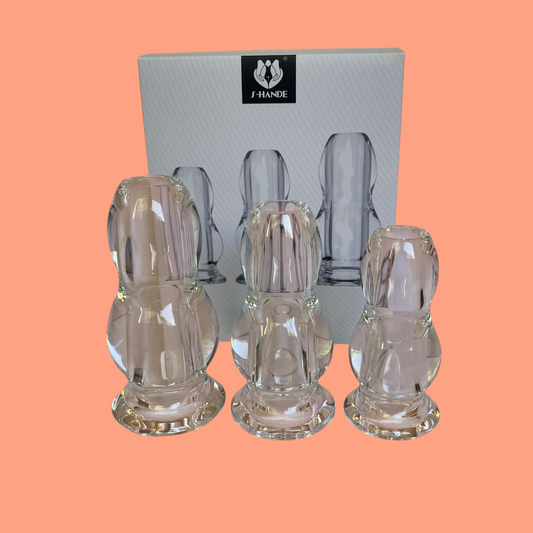 SEE Set x3 plug anal (tapon anal) huecos