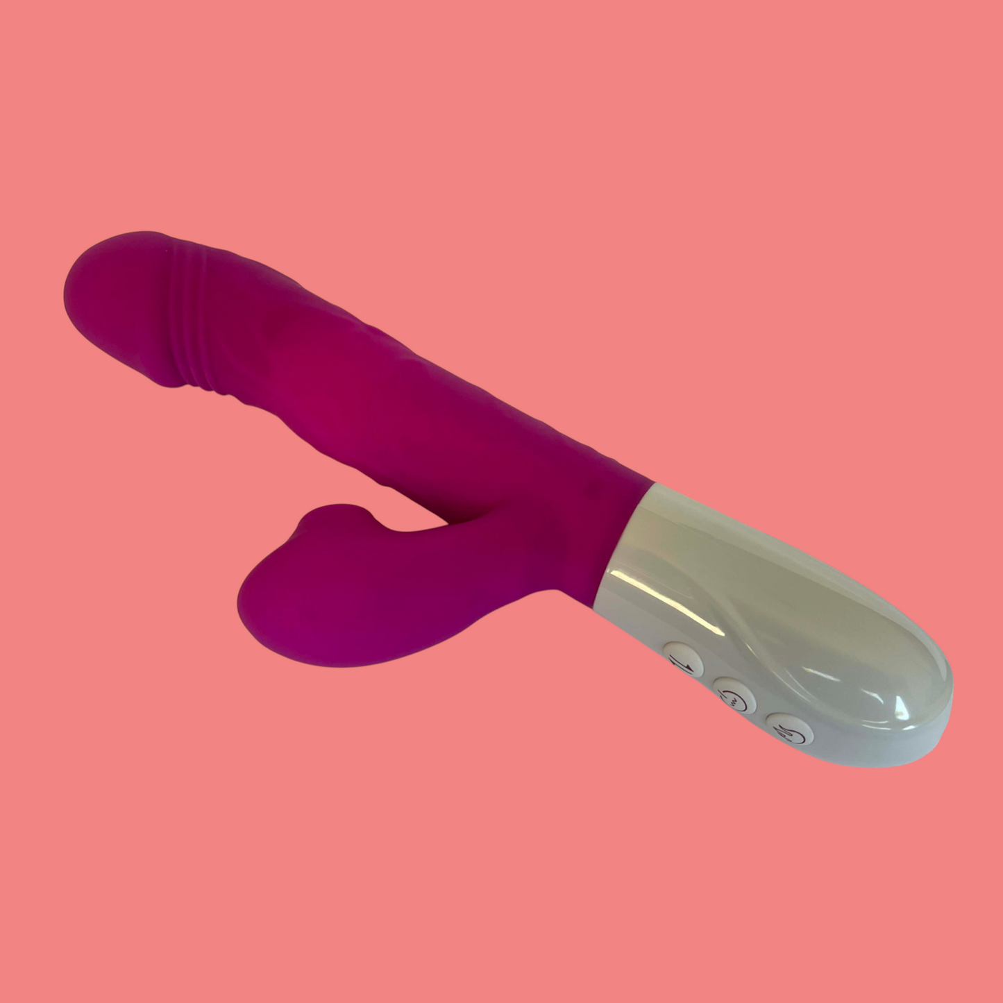 ELLIE vibrador realistico con succionador y 3 modos de empuje Carga USB