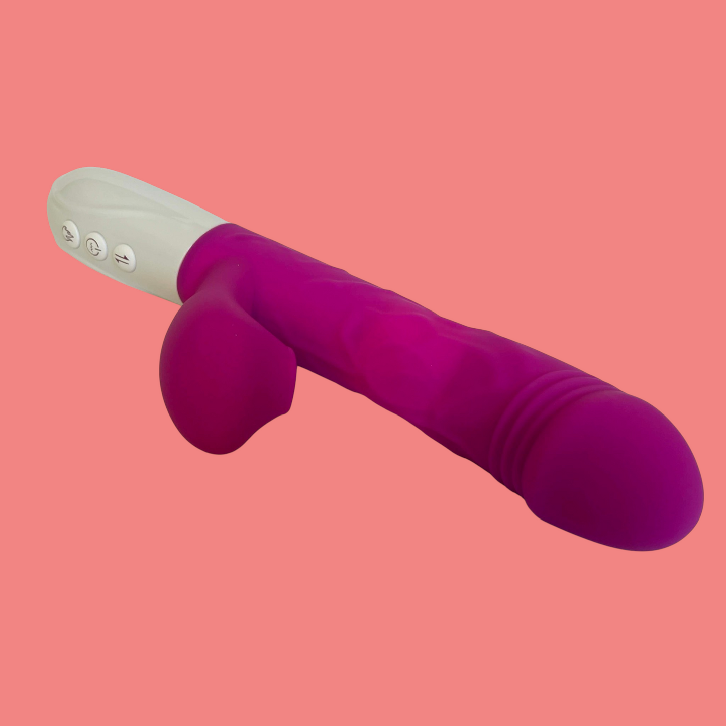 ELLIE vibrador realistico con succionador y 3 modos de empuje Carga USB