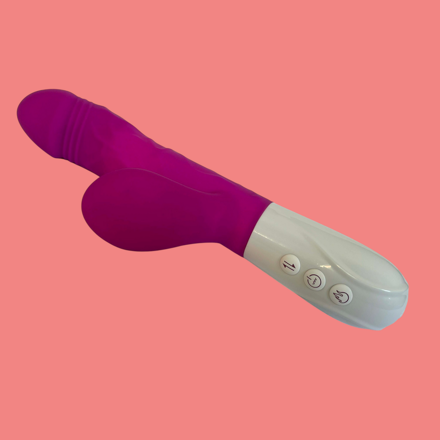 ELLIE vibrador realistico con succionador y 3 modos de empuje Carga USB