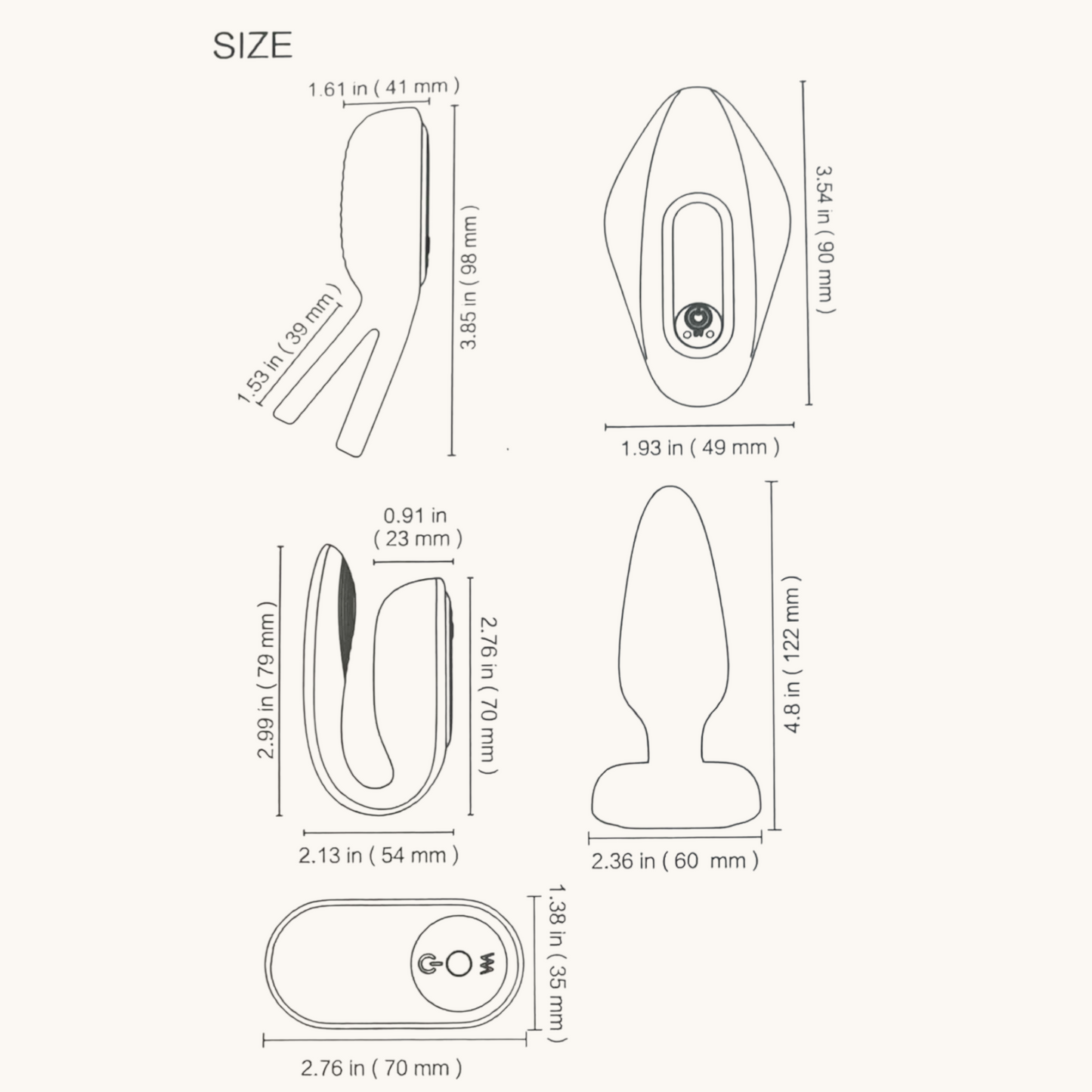 THE LOVE KIT vibrador ANILLO PENE + PLUG ANAL + MASTURBADOR FEMENINO + VIBRADOR DOBLE