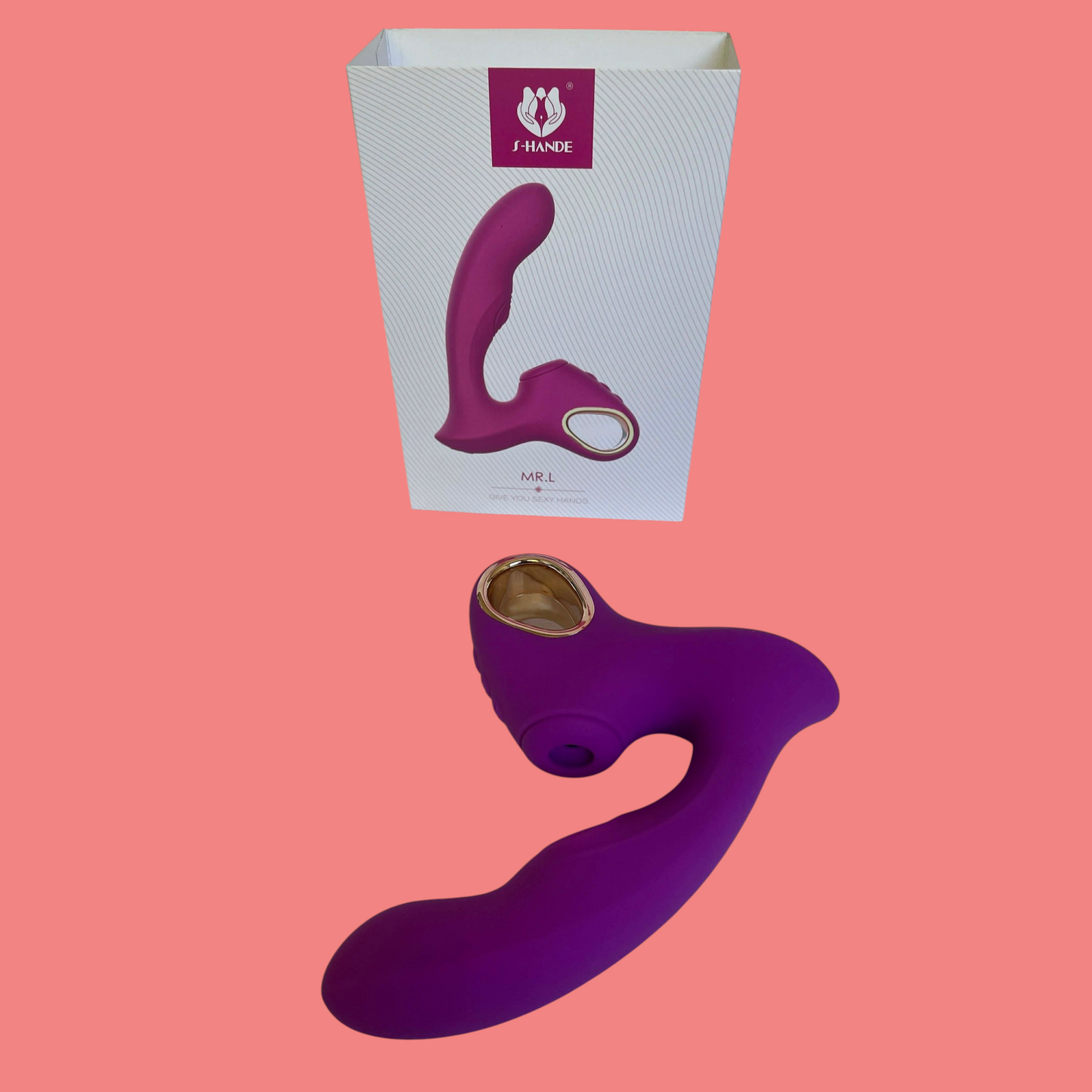 MR. L vibrador y succionador femenino 9 MODOS VIBRACION + 5 FRECUENCIAS DE SUCCION