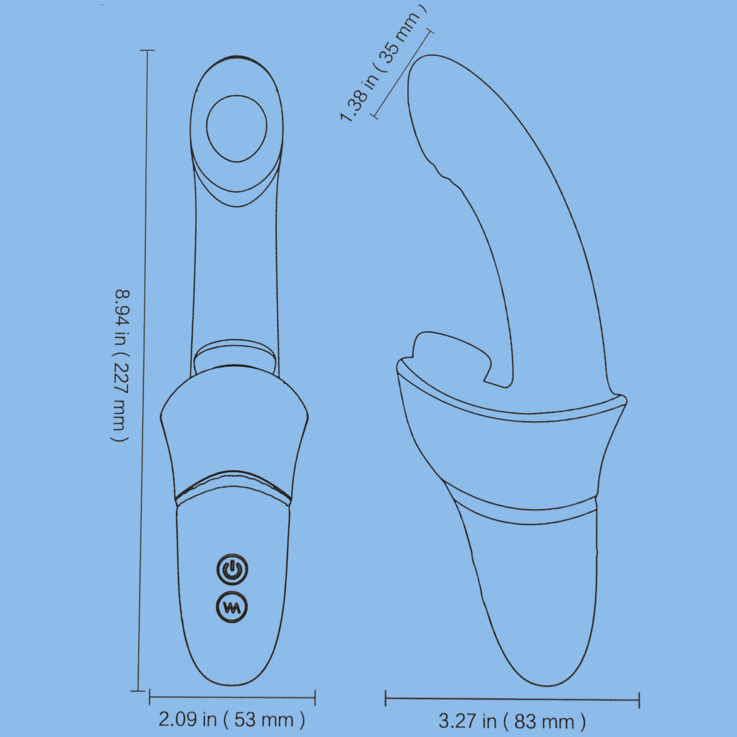 WITCH vibrador realistico y succionador de clitoris 9 MODOS SUCCION + 9 FRECUENCIAS VIBRACION