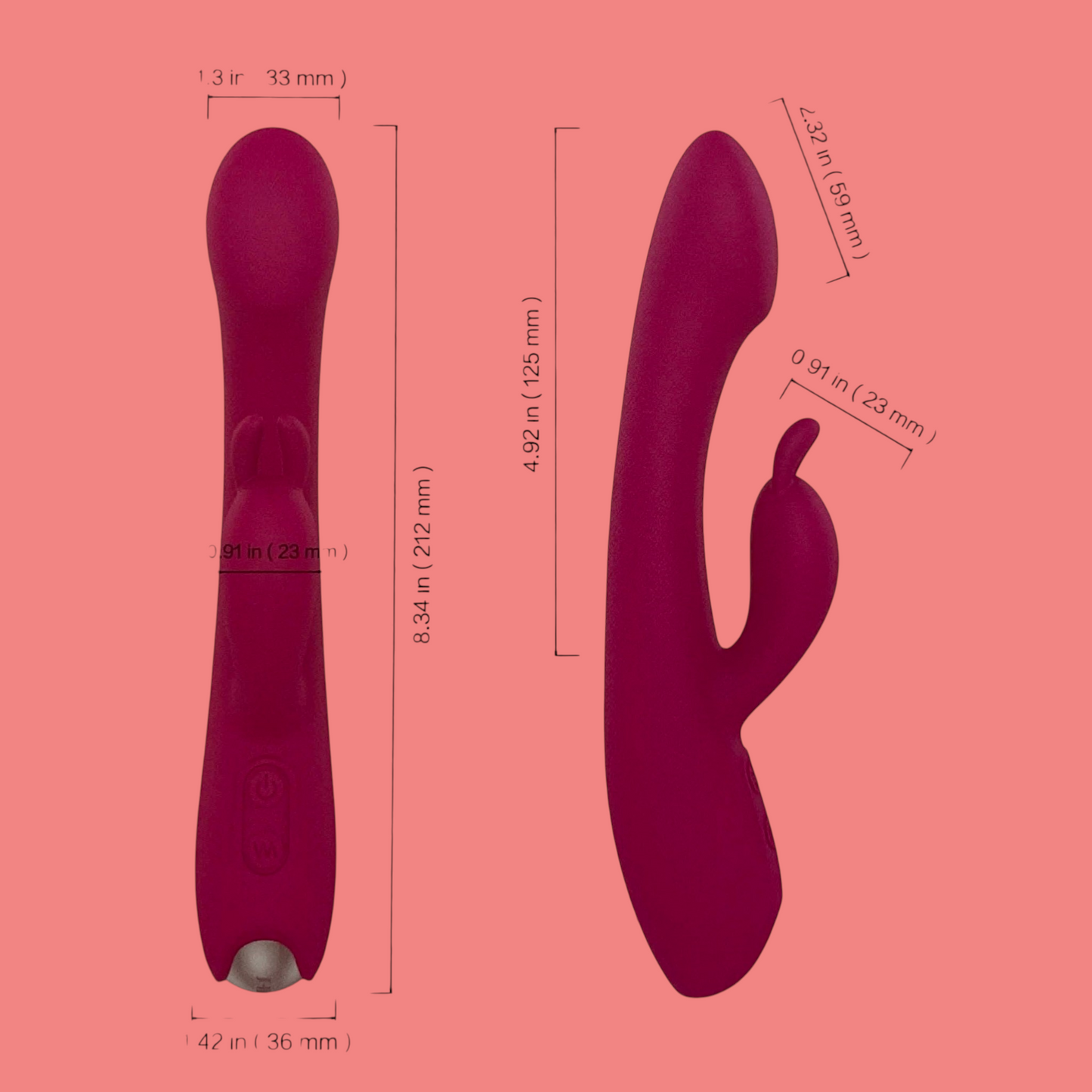 ANAS vibrador conejo ESTIMULA Punto G y clitoris