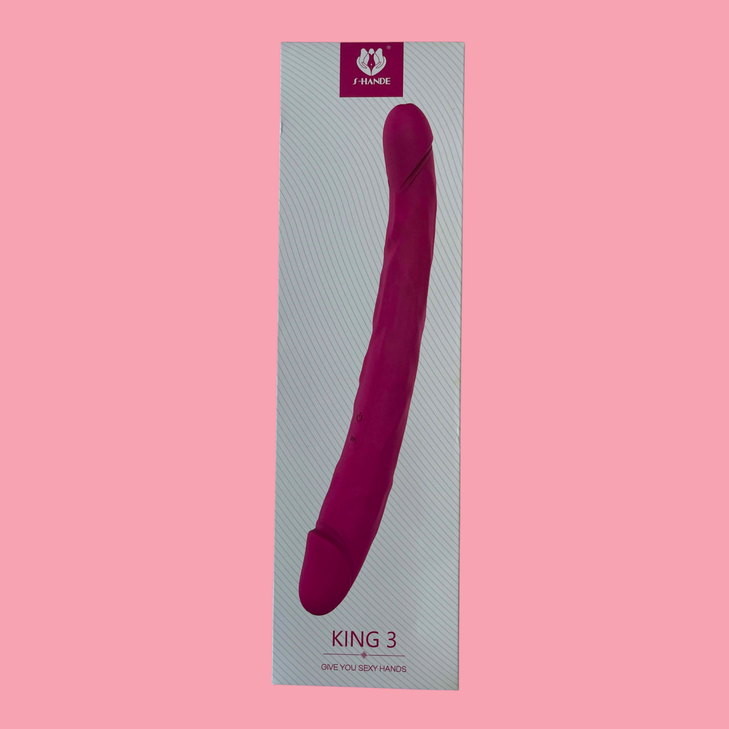 KING 3 Vibrador doble penetracion