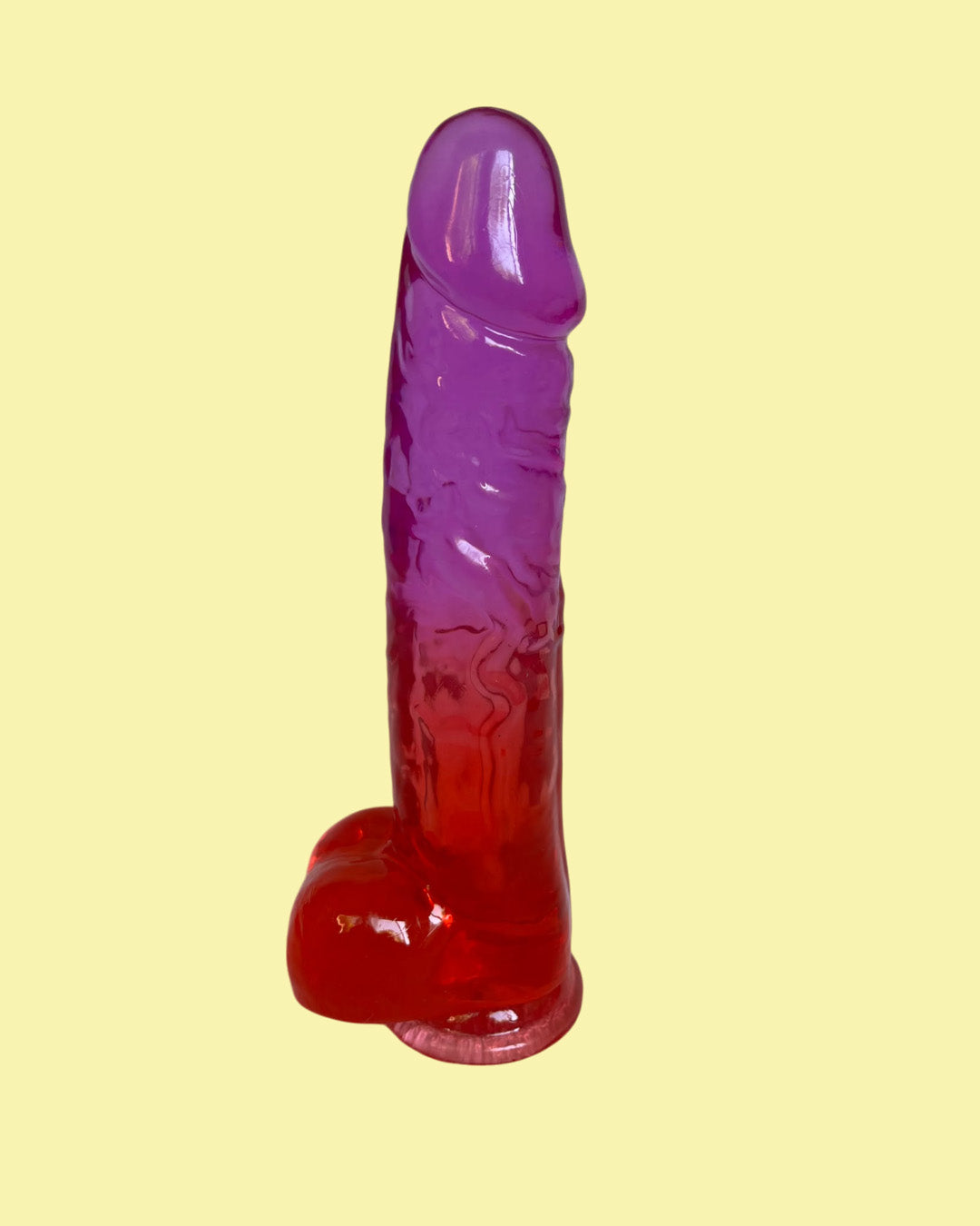 Dildo de silicona multicolor 24.5 cms