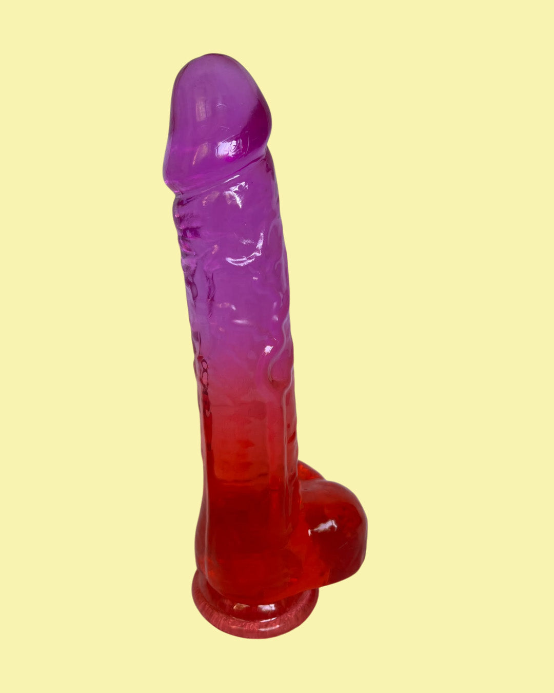 Dildo de silicona multicolor 24.5 cms