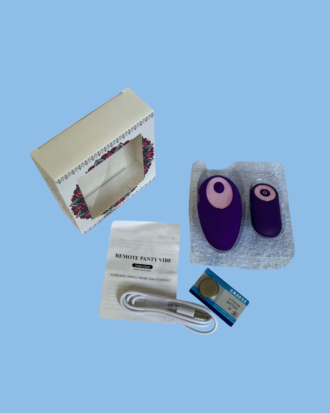 Mini vibrador portable a control remoto