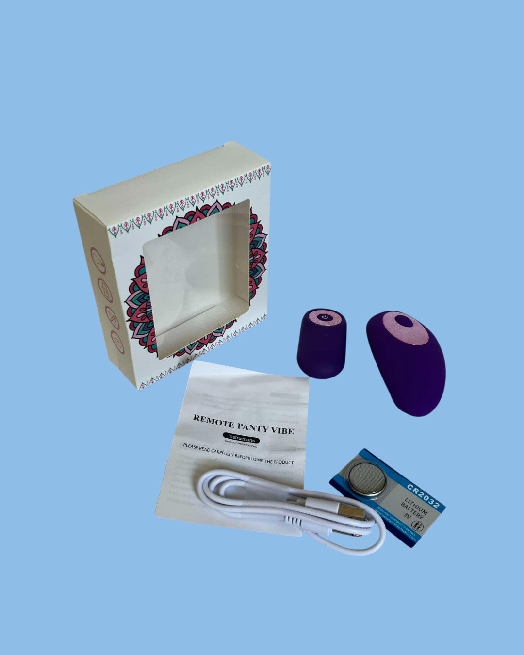 Mini vibrador portable a control remoto