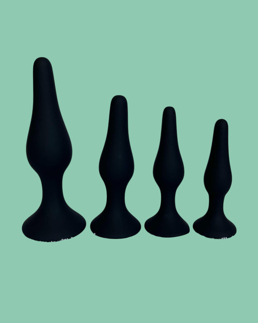 Juego de 4 dilatadores anales plug anal