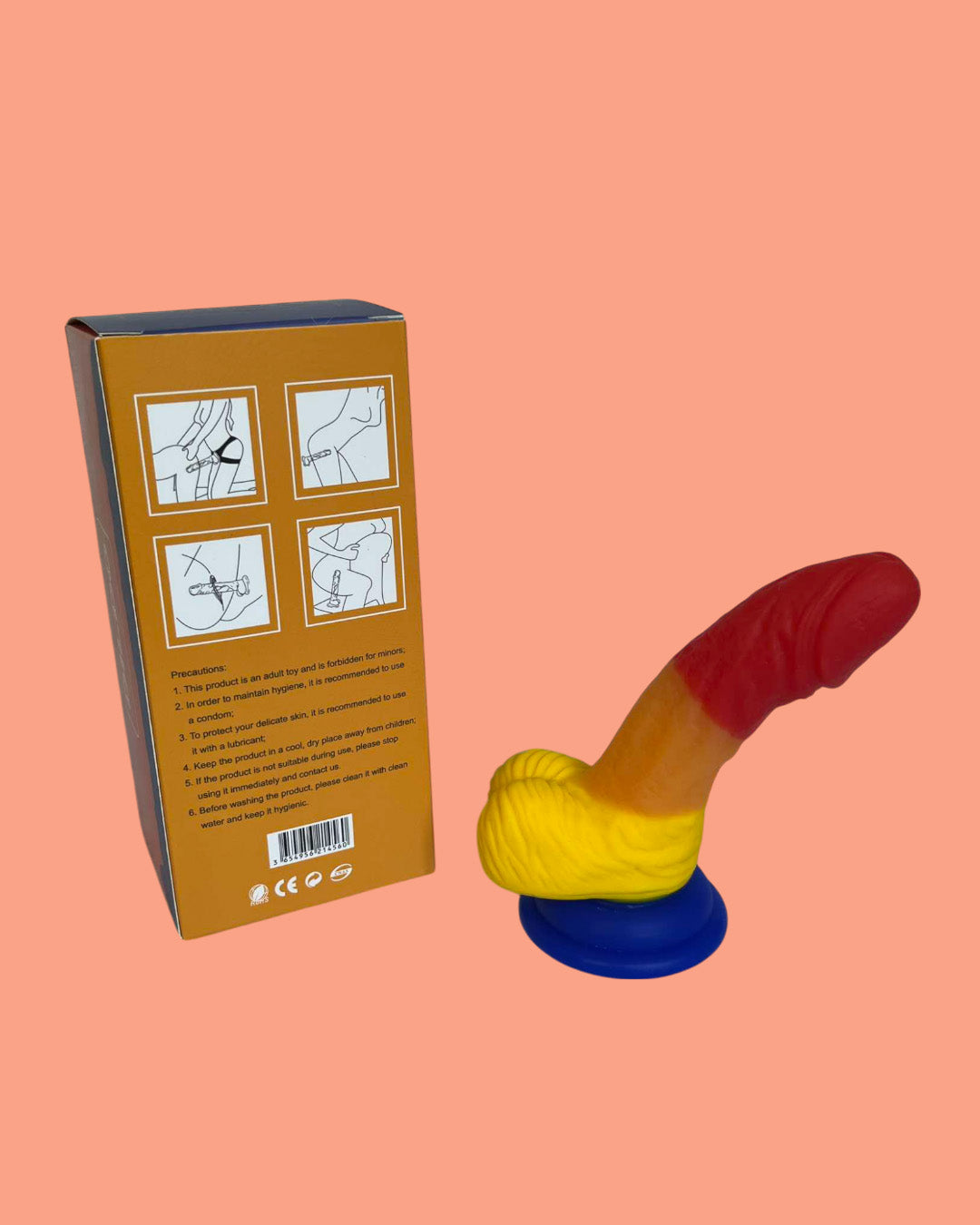 Dildo ARCO IRIS SOLIDO 12cms