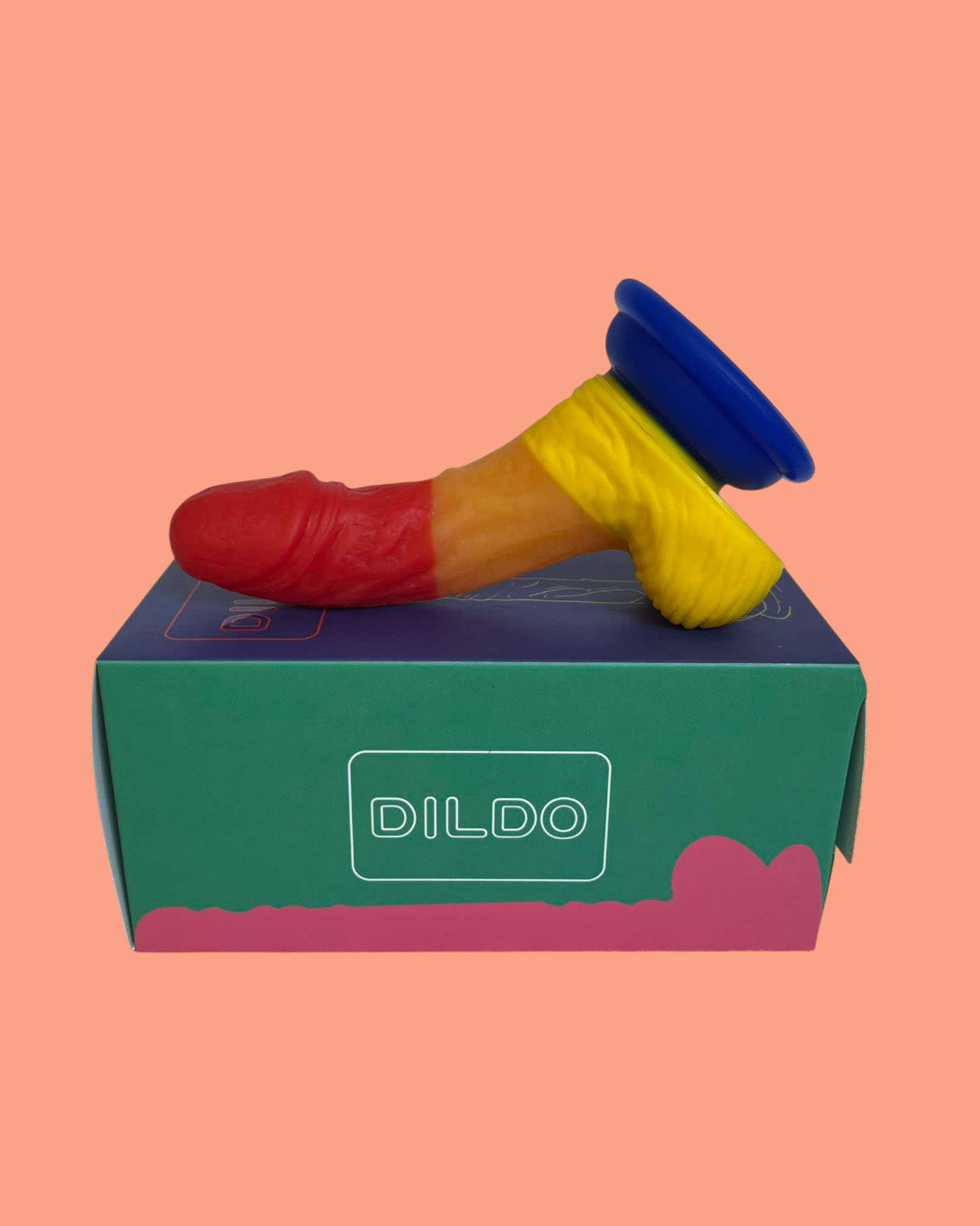 Dildo ARCO IRIS SOLIDO 12cms
