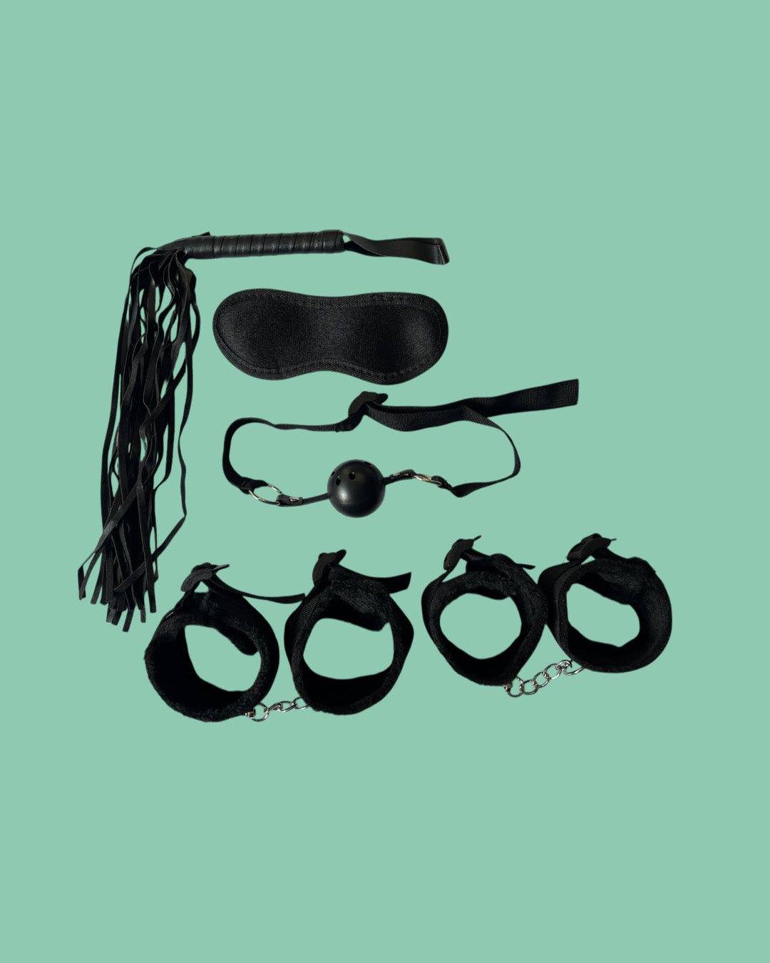 BDSM Set de 5 piezas NEGRO