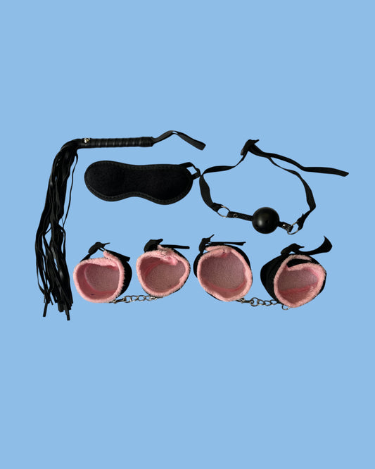 BDSM Set de 5 piezas Bondage ROSA