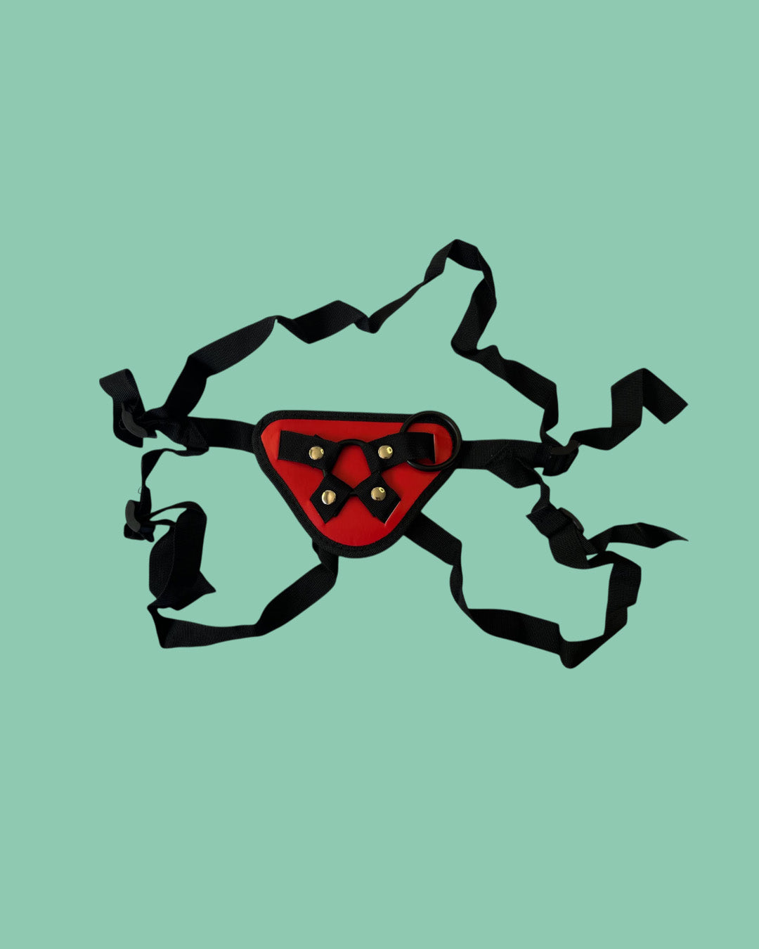 Arnes para dildo ROJO y NEGRO