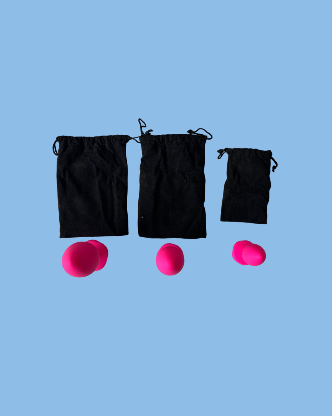 Juego de tres dilatadores anales ROSA