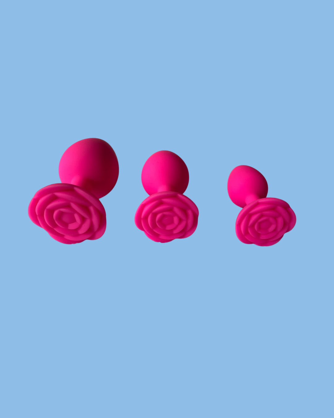 Juego de tres dilatadores anales ROSA
