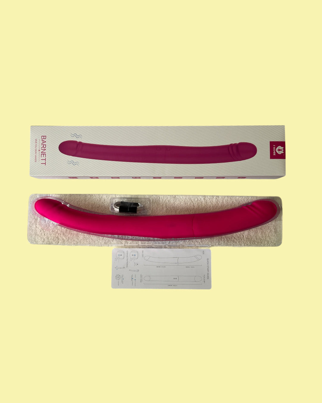 BARNETT Vibrador doble penetracion PARA COMPARTIR PLACER EXTREMO