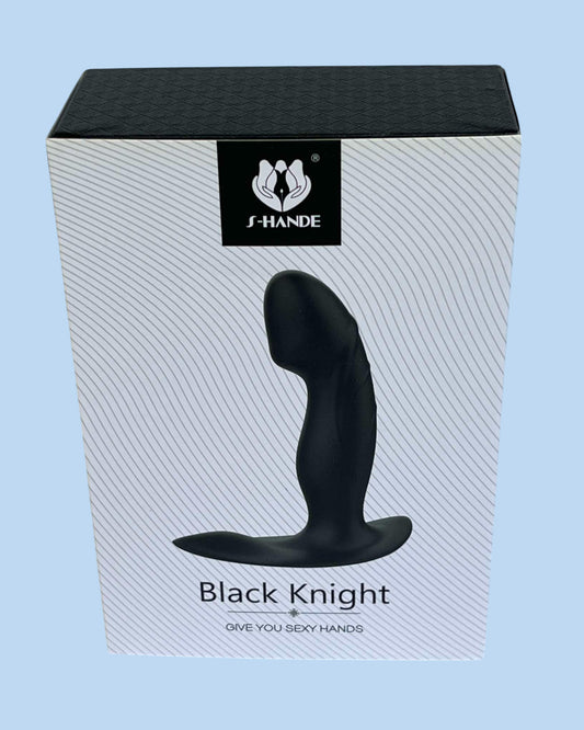 BLACK KNIGHT Plug anal con vibrador bala