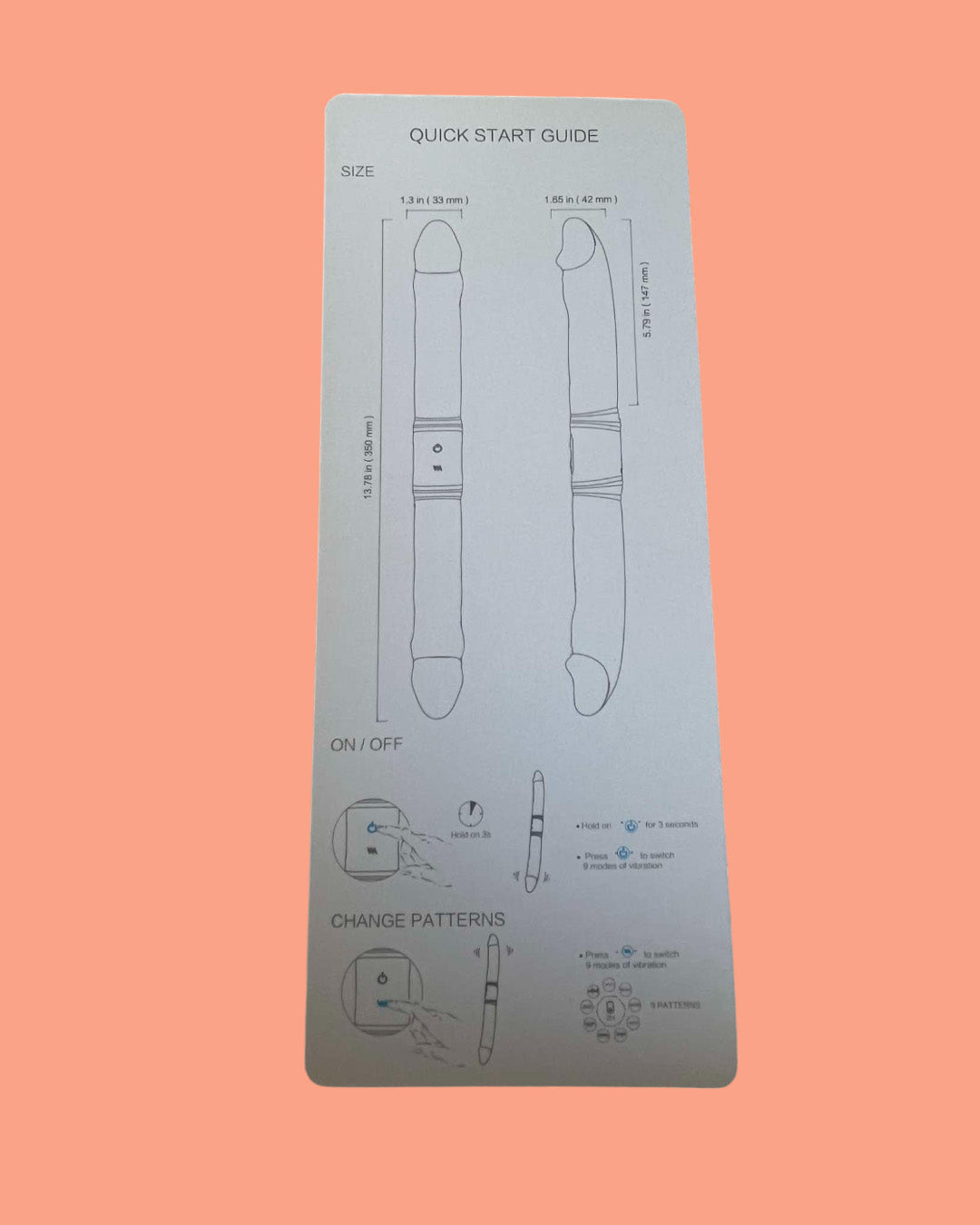 CICI Vibrador doble penetracion PLACER y LUJO COMBINADOS