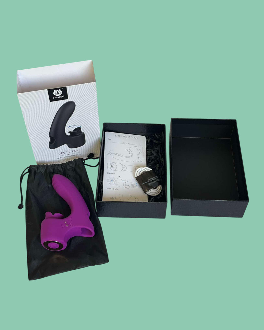 DEVILS KISS Vibrador femenino MULTI ESTIMULO