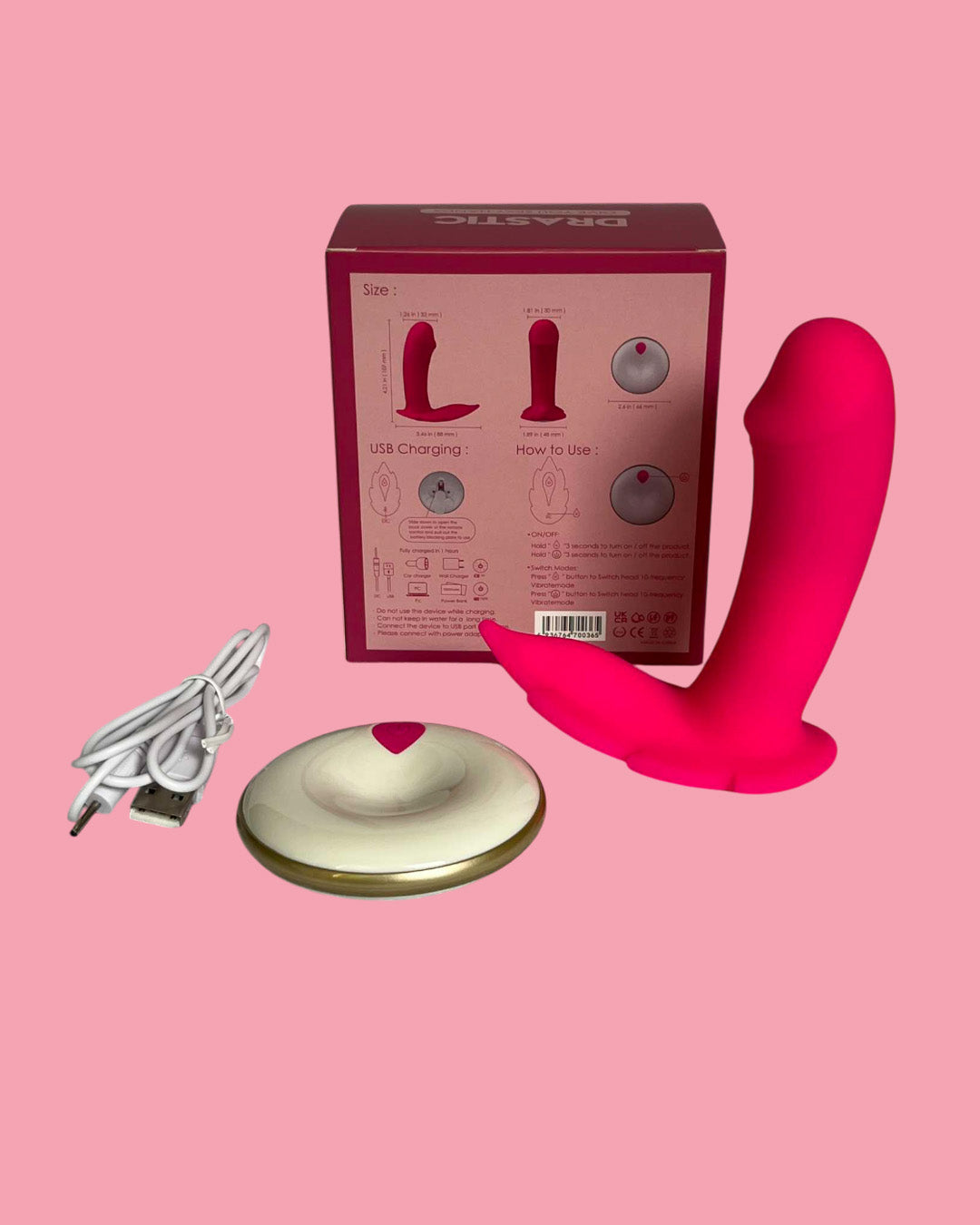 DRASTIC  Estimulador de clitoris portatil invisible a control remoto
