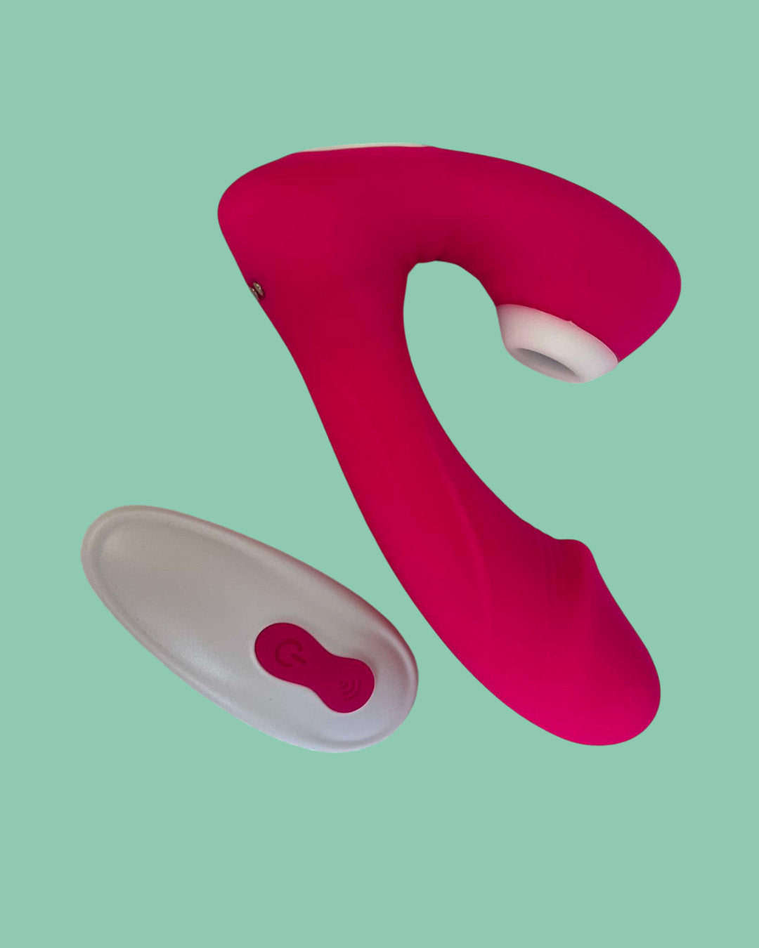 FIERCE RCT Vibrador de succion estimula clitoris pezones lamedor CONTROL REMOTO