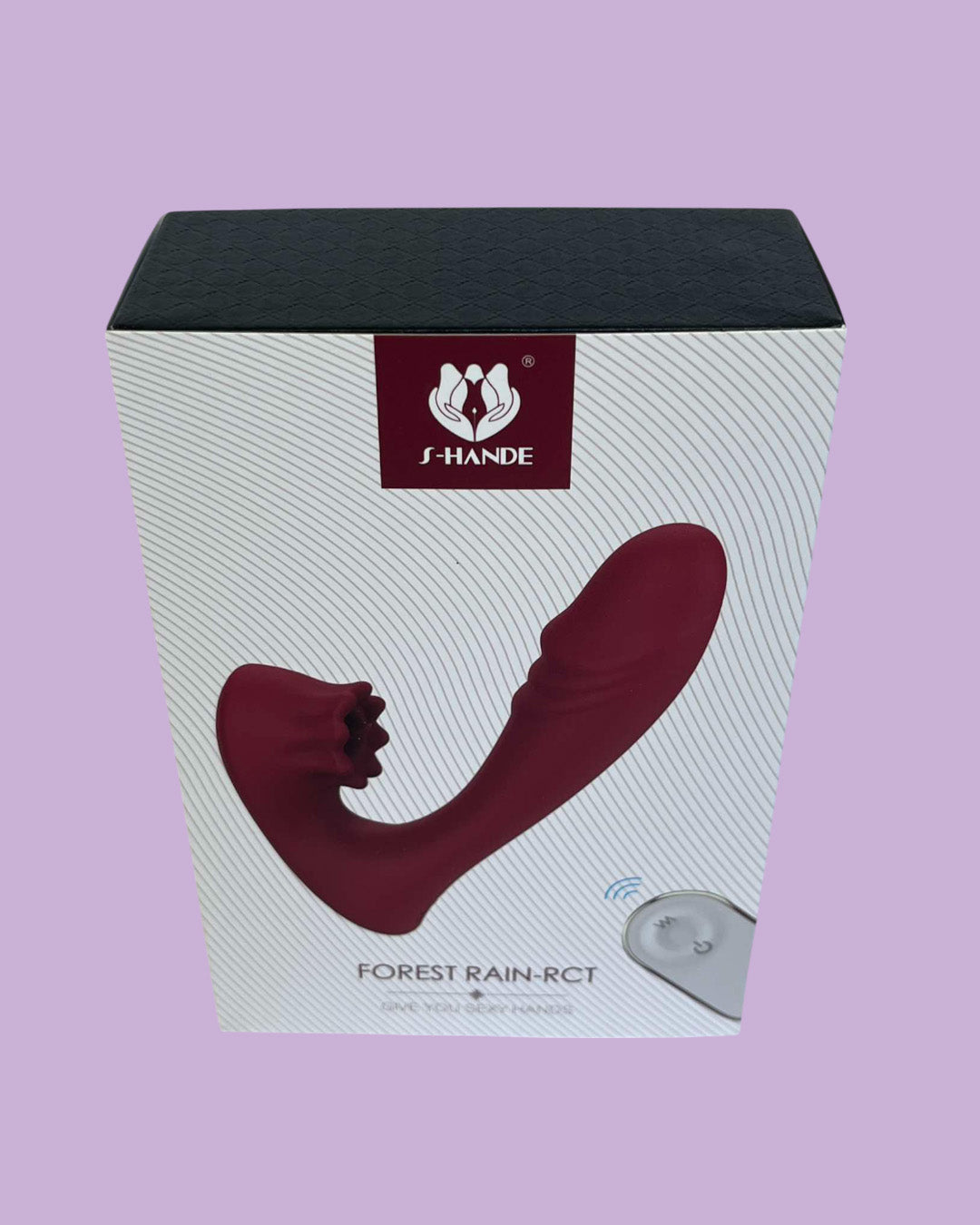 FOREST RAIN RCT Vibrador femenino doble, Anal y Punto G Lame clitoris CONTROL REMOTO