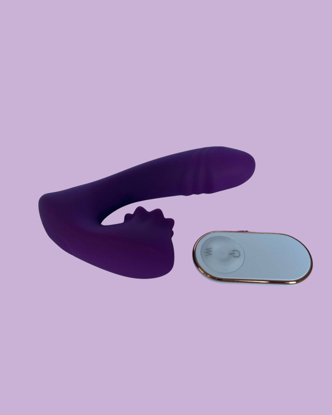 FOREST RAIN RCT Vibrador femenino doble, Anal y Punto G Lame clitoris CONTROL REMOTO