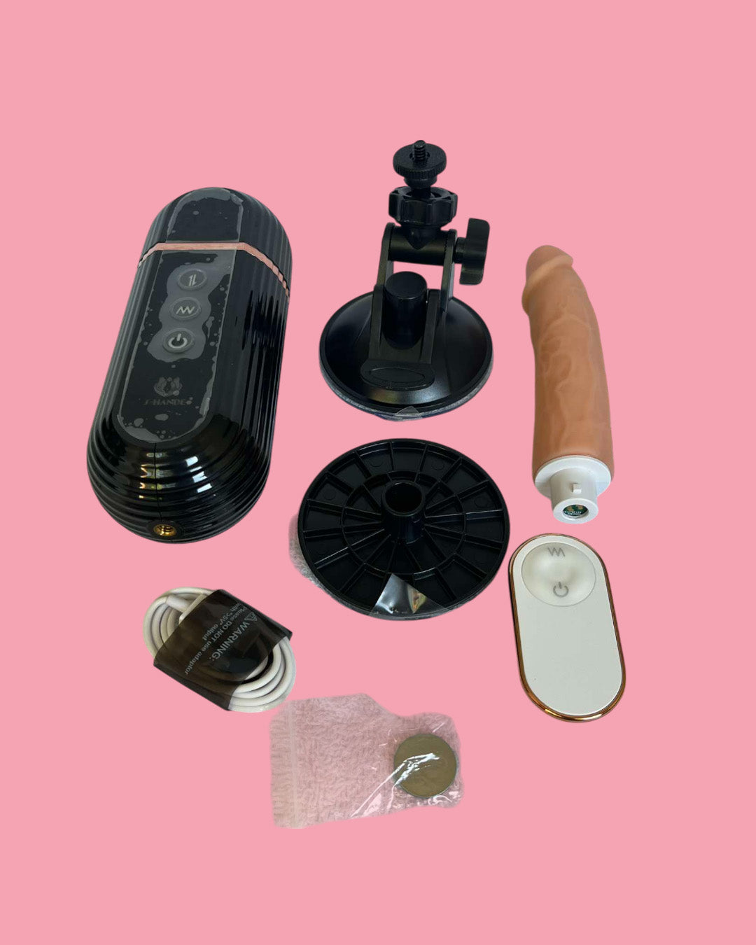 GATLIN RCT Vibrador de empuje con ventosa a CONTROL REMOTO