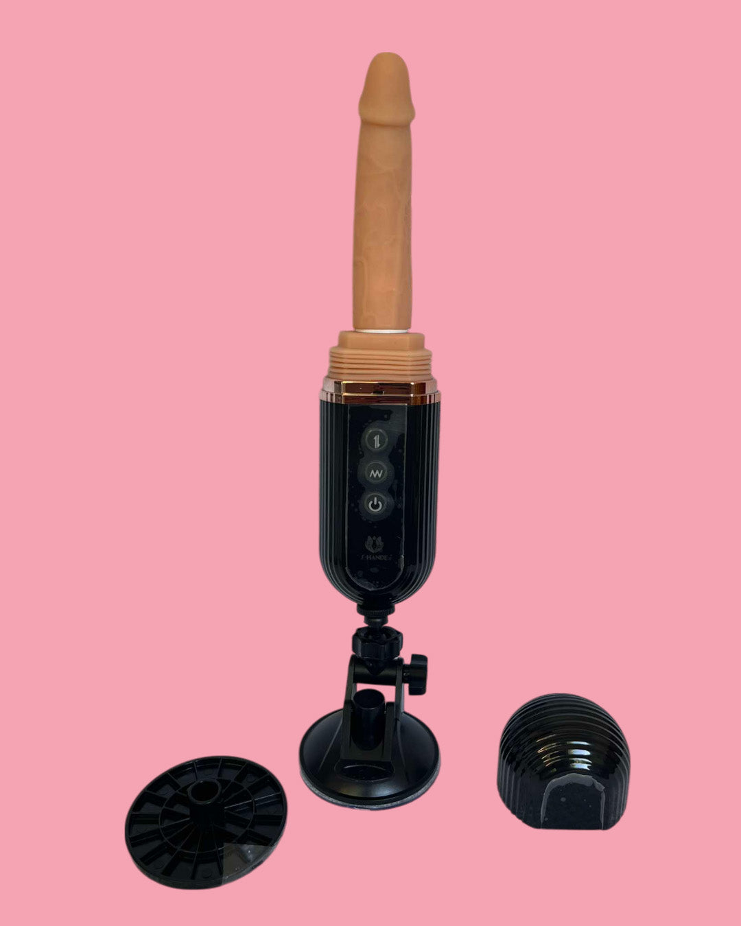 GATLIN RCT Vibrador de empuje con ventosa a CONTROL REMOTO
