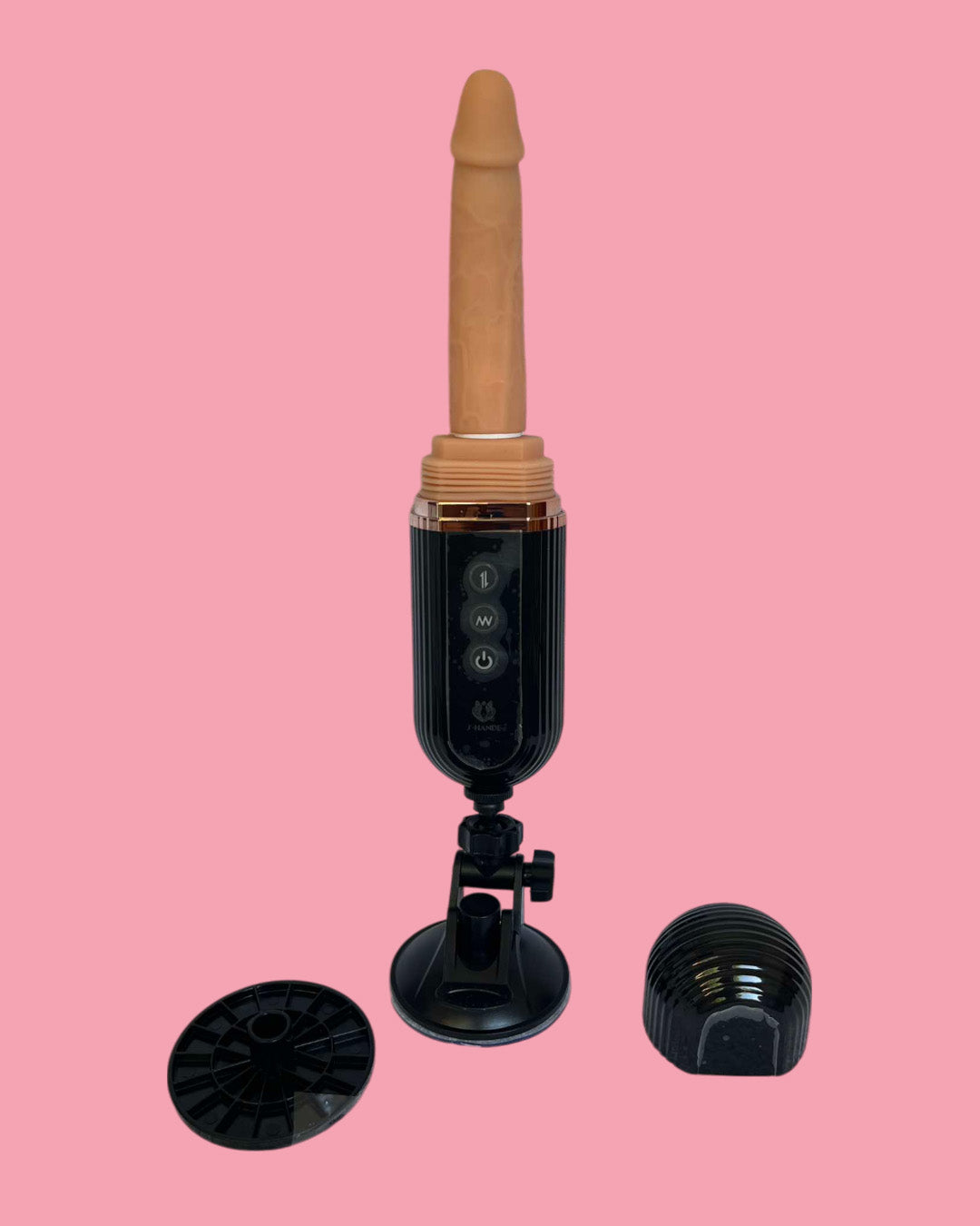 GATLIN RCT Vibrador de empuje con ventosa a CONTROL REMOTO