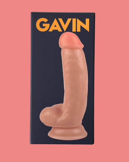 GAVIN Dildo realistico con ventosa y para arnes