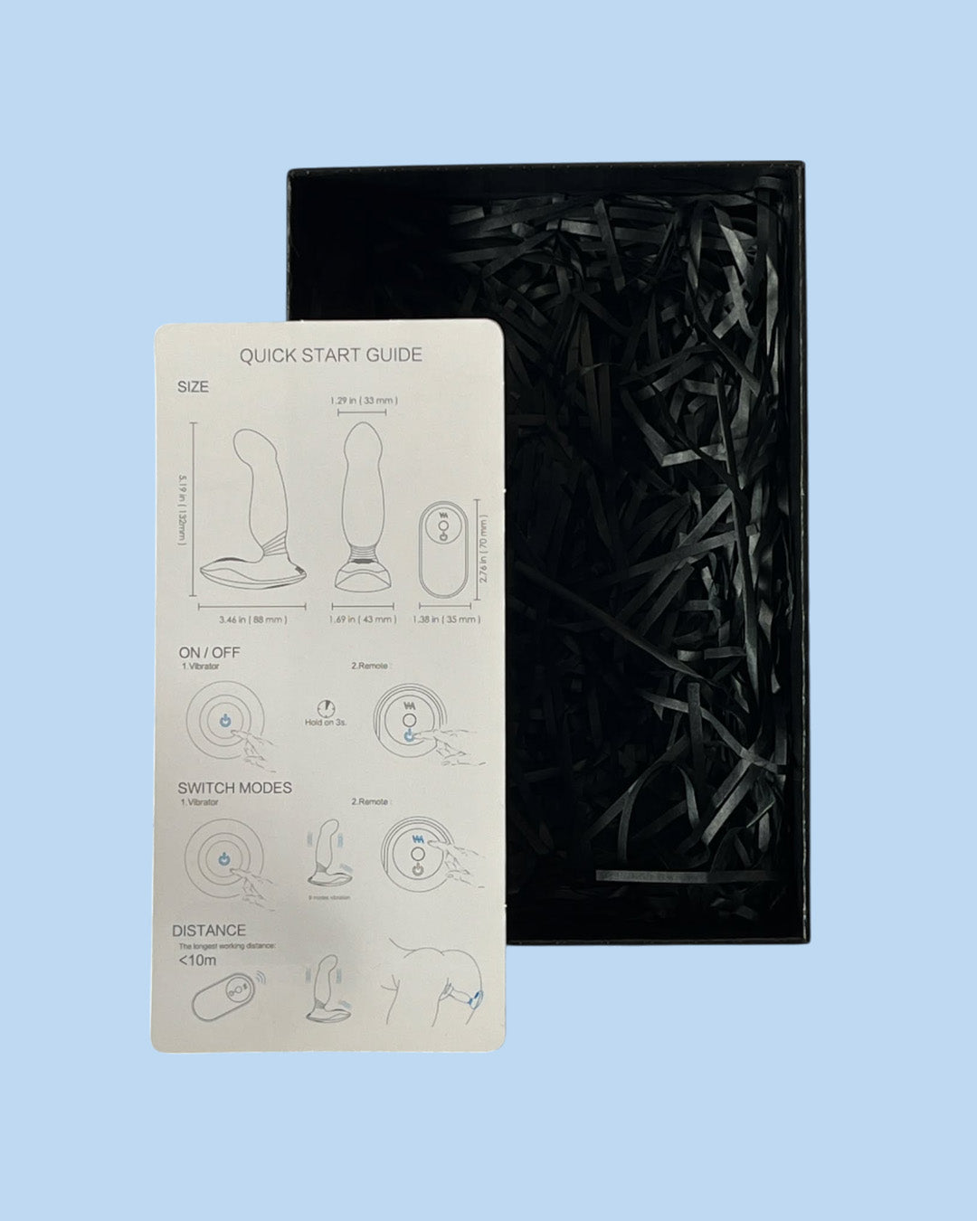 HIGH FEELING RCT Estimulador anal vibrador a control remoto