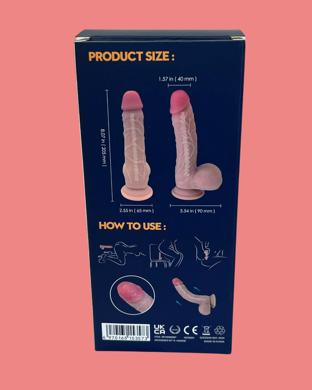 KARI Dildo realistico con ventosa y/o arnes