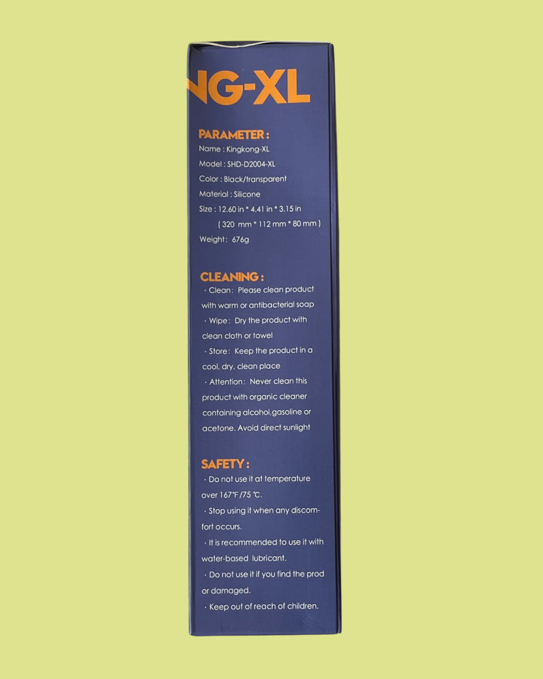 KING KONG XL Dildo Consolador Realista Extra Grande