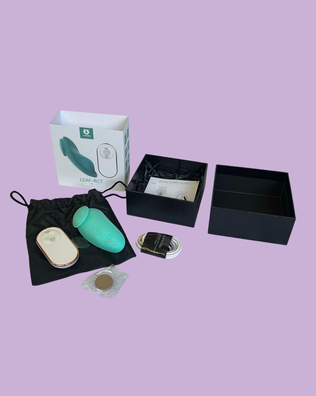 LEAF RCT Estimulador vibrador femenino portable a control remoto
