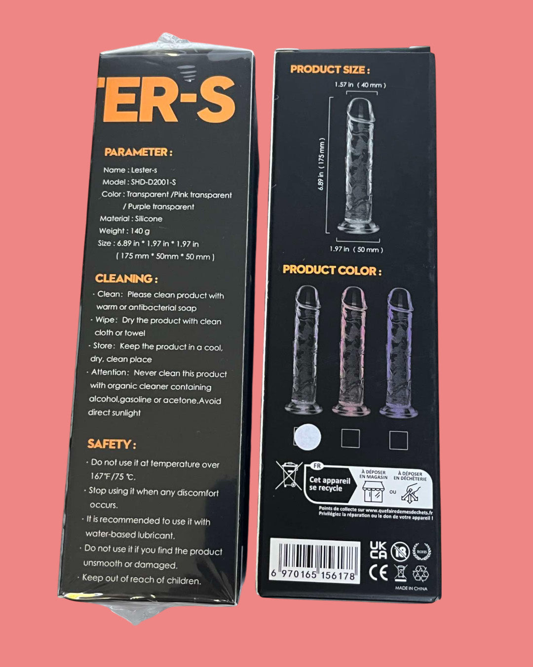 LESTER S Dildo 17.5 cms